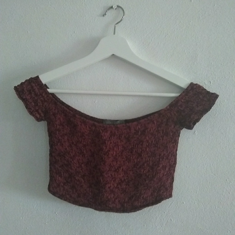 Don't Ask Why Smocked Off Shoulder Crop Top